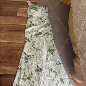 Floral Strapless Maxi Dress